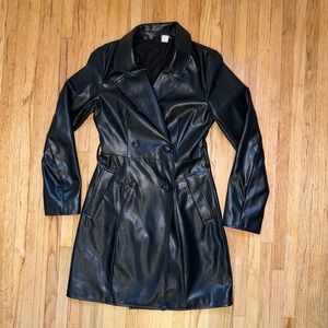 H&M Leather Trench
